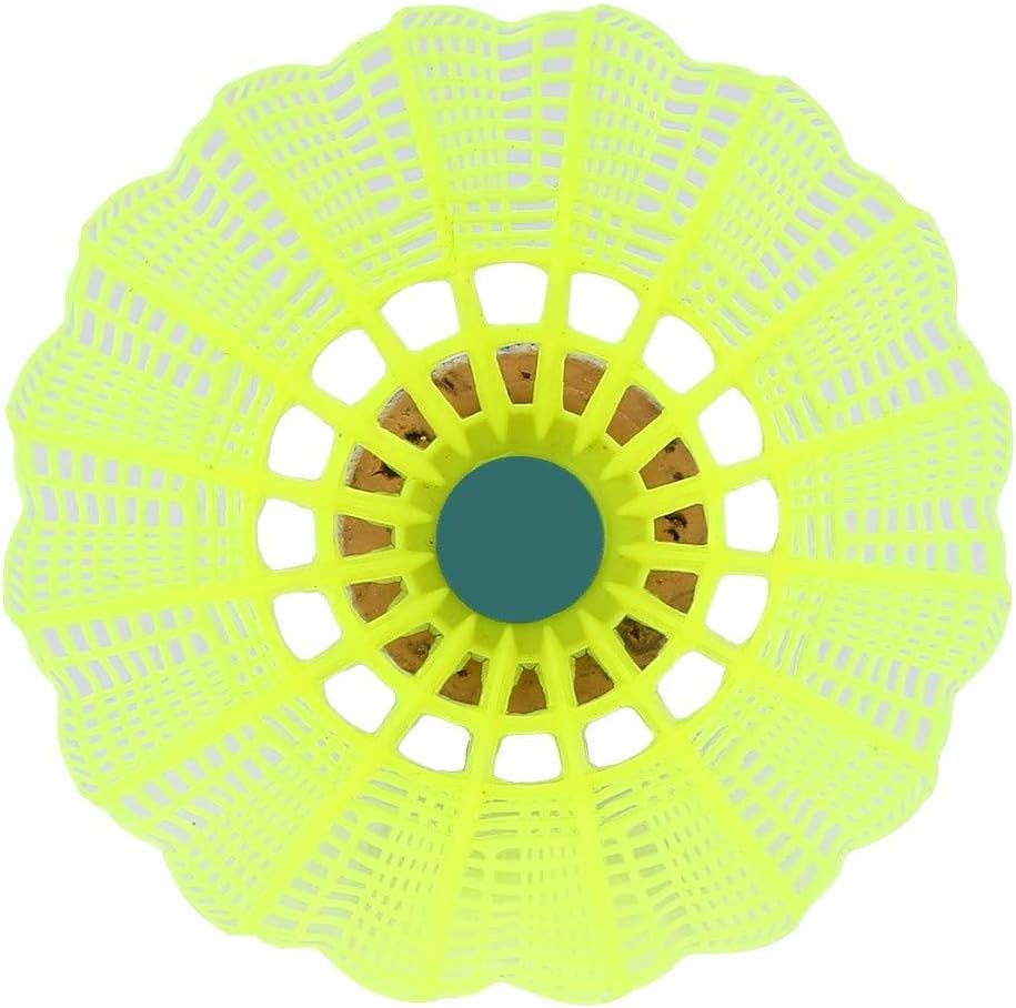 ECVV Shuttlecocks Badminton - Durable and Stable High Speed Shuttlecock Birdie Balls Set for Professional Training Or Family Outdoor Sports | 6 Pack |