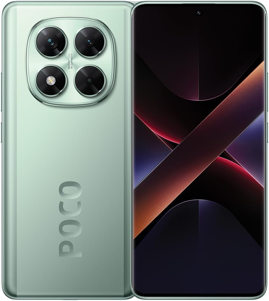 POCO X7 Green 12GB RAM 512GB 5G Mobile | Mediatek Dimensity 7300-Ultra | 1.5K 120Hz AMOLED curved display | 50MP main camera with OIS | IP68 & 5110mAh battery