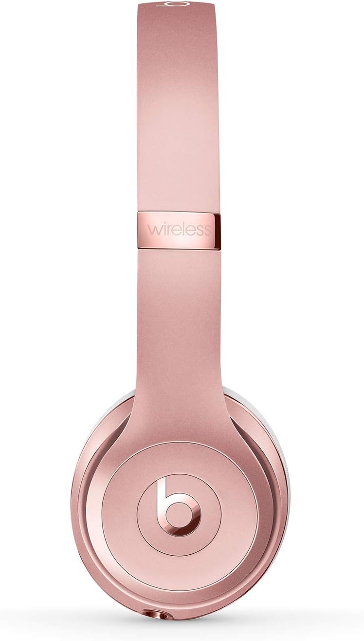 Beats Solo3 Wireless Headphones - Rose Gold, compatible with iPhone 13, 12, 11 Pro Max mini SE XS Max XR 8 Plus 7 Plus 6s Plus, Apple laptop, iMac Pro, Mac Pro, Mac mini, iPod touch, Apple tablet