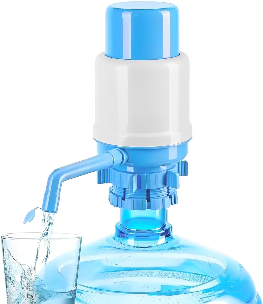 HUILE by HEXAR Water Pump, Manual Water Pump, Gallon Bottles Pump, Manual Water Bottle Pump, High-end Water Pump, Easy Portable Manual Hand Press Dispenser Water Pump