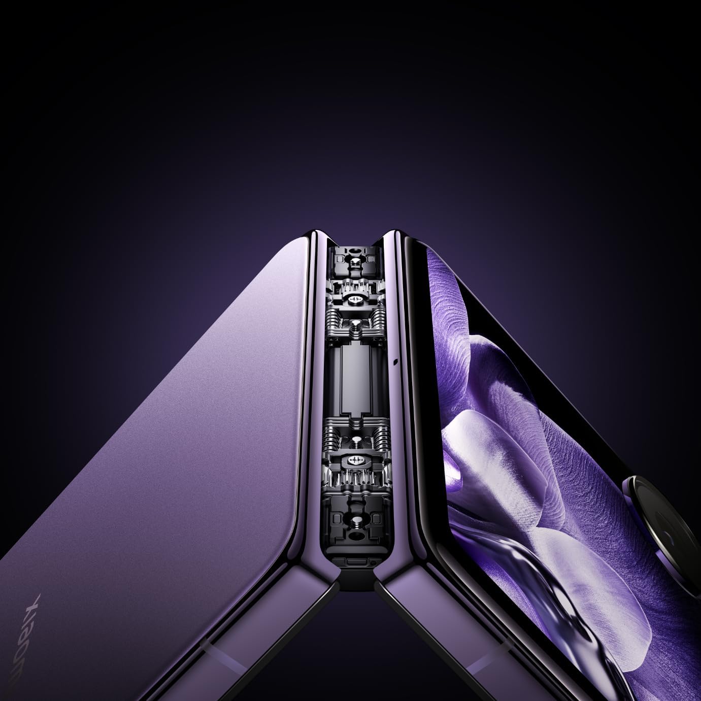Xiaomi Mix Flip 5G Mobile,Purple (12GB RAM+512GB) |Snapdragon® 8 Gen 3| 6.86" + 4.01" 120Hz dual display| 4780mAh battery| Leica Dual Camera 50+50, 32MP Front camera| Free outdoor speaker + Hair Dryer