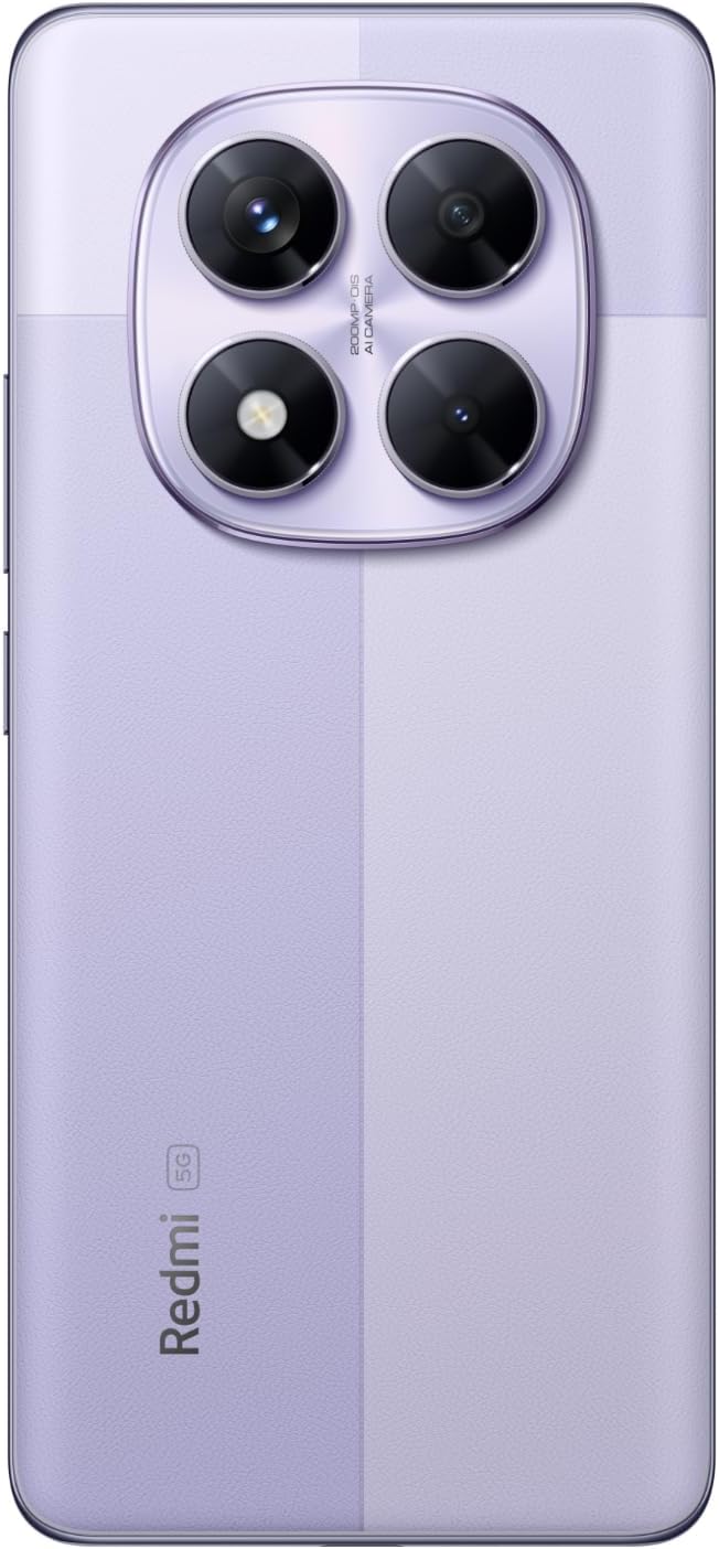 Xiaomi Redmi Note 14 Pro 5G Mobile (Lavender Purple 12GB RAM, 512GB Storage) | 200MP pro-grade AI camera system |Curved 6.67" 120Hz AMOLED display | 5110 mAh (typ) battery