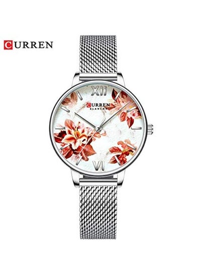 CURREN 9008 Original Brand Stainless Steel Band Wrist Watch For Women