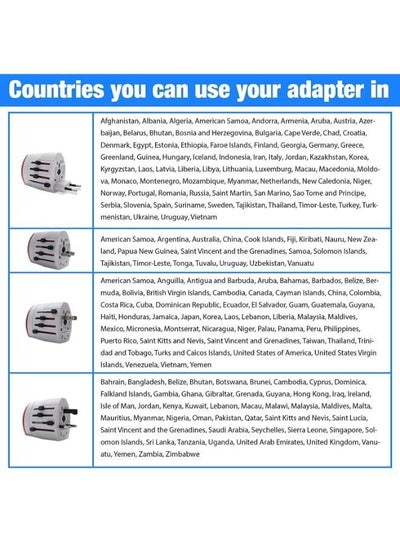 Worldwide Universal International Travel Adapter