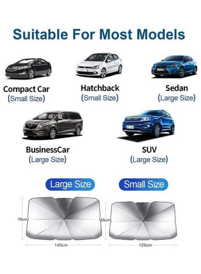 Car Sun Visor Windshield Cover - Car Folding Sunshade