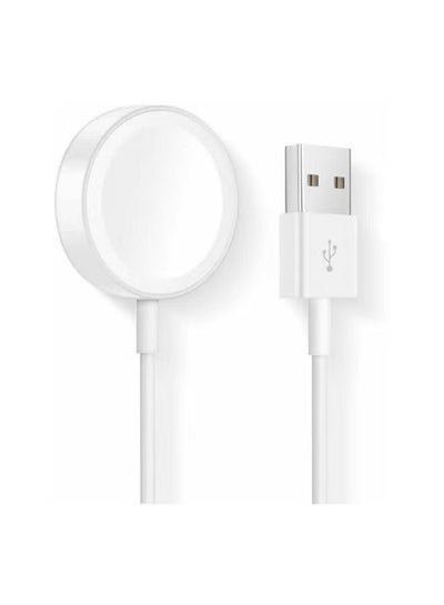 Usb Wireless Magnetic Charging Cable For Apple Smart Watch - White