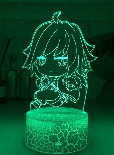 Giyu Tomioka Light Demon Slayer Kimetsu no Yaiba USB 3D Night Lamp Bedroom Decor