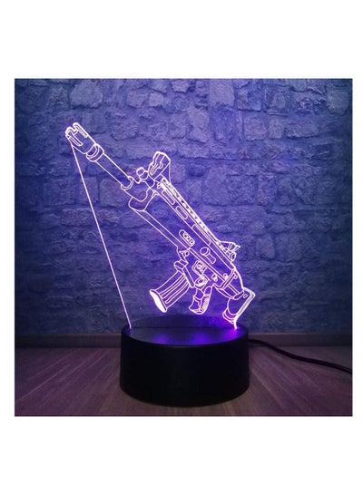 3D Lamp Cool Battle Royale Game 7 Color Change Desk Table LED Night Light Illusion Boy Kid New Year Gift
