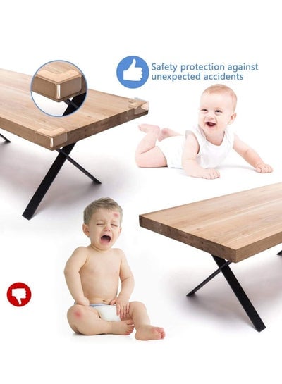 Corner Guards 12 Pack Clear Corner Protector High Resistant Adhesive Baby Proofing Sharp Table Corner Protector Improved Tasteless Corner Covers for Furniture Sharp Corner Large L Shaped