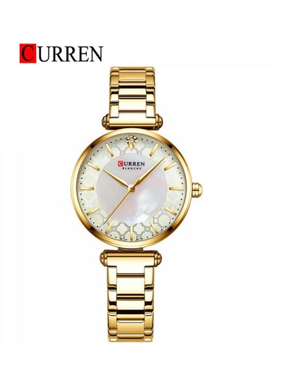 CURREN 9072 Original Brand Stainless Steel Band Wrist Watch For Women With  Box