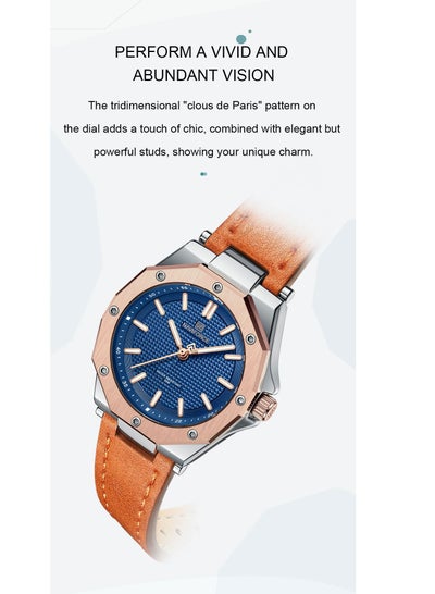 NAVIFORCE NF5026 Quartz Leather Bracelet Luxury Women Simple Lady Watch Waterproof Women Wathches Female Watch Reloj Mujer