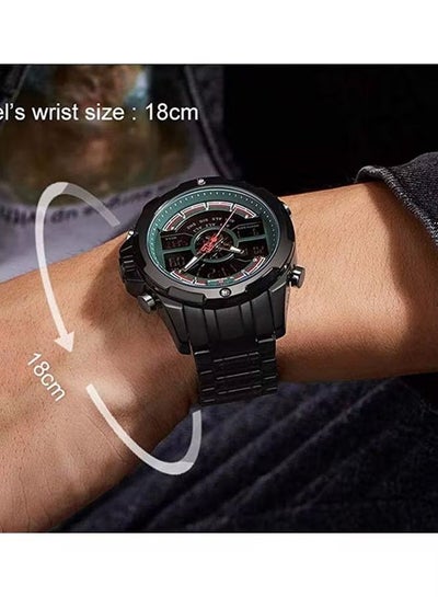Men's NF9170 Stainless Water Resistance Analog Wrist Watch - Black