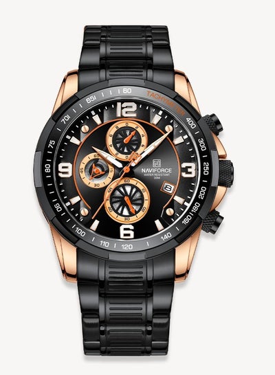NAVIFORCE NF8020S الفولاذ المقاوم للصدأ حزام مضيئة ساعة اليد مقاوم للماء الرجال ساعة فاخرة موضة ساعة كوارتز الرجال Relogio Masculino 2023