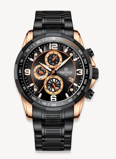 NAVIFORCE NF8020S الفولاذ المقاوم للصدأ حزام مضيئة ساعة اليد مقاوم للماء الرجال ساعة فاخرة موضة ساعة كوارتز الرجال Relogio Masculino 2023