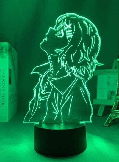 3D Illusion lamp Gift for Kid Anime Tokyo Ghoul for Bedroom Decor Night Light Cool Birthday Gift Tokyo Ghoul Table lamp Lamp for Home Decoration