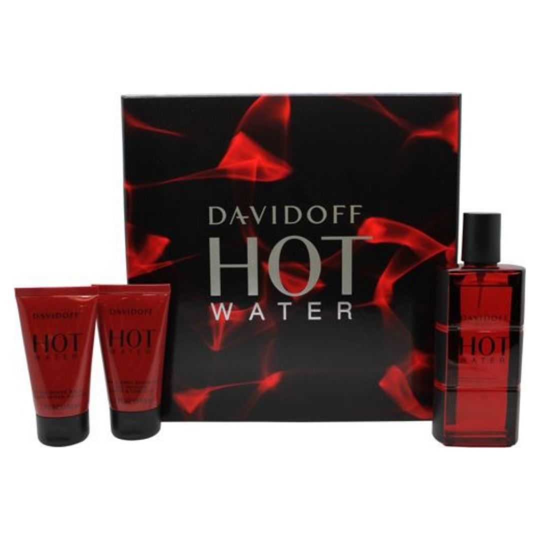Davidoff Hot Water Eau De Toilette For Him 110Ml 3-Piece Set