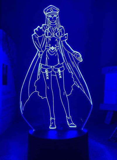 Multicolour 3D LED Night Light Illusion Lamp USB Anime Bedroom Decor Birthday 16 Color with Remote