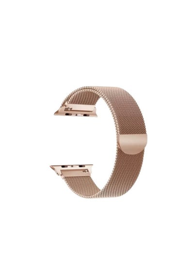 حزام ساعة ميلانو من الفولاذ المقاوم للصدأ II متوافق مع iWatch 38 مم/40 مم/41 مم
