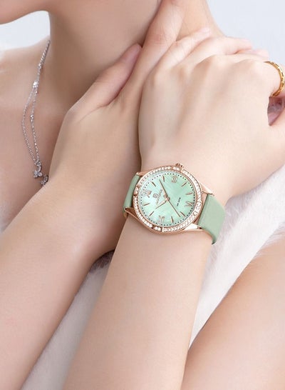 NAVIFORCE 5038 LADY Women Watch Top Brand Luxury Ladies Leather Watch For Women Casual Classic