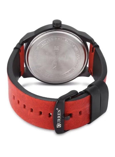 Men's 8306 Water Resistant Analog Watch - 47 mm - Red