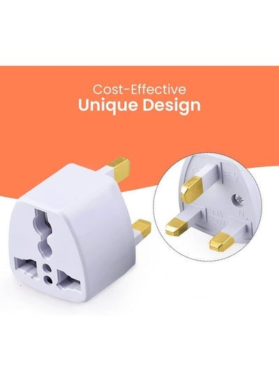 Universal Power Plug for UAE KSA UK HK 3 Pin Travel Adapter Power Converter Socket