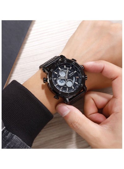 SKMEI 1636 Three Time Alarm Luxury Watches Multifunctional Men Digital Watch 30M Waterproof Wristwatches
