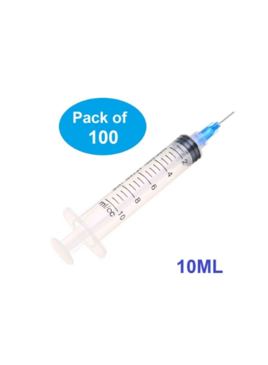 SKYLINE Medical Disposable Syringe 10 ml With Needle 100PCS