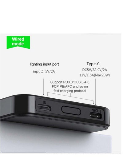 بنك طاقة MagSafe بقدرة 5000 مللي أمبير في الساعة، حل شحن محمول وفعال لأجهزة iPhone التي تدعم MagSafe، تصميم مدمج وخفيف الوزن