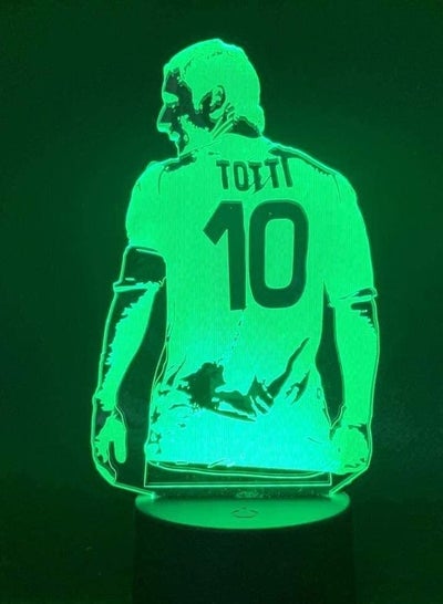 3D Illusion Night Light Boy Table lamp Football Player LED Night Light for Bedroom Decoration Gift for Boyfriend for Home Decoration