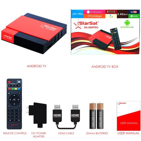 StarSat SA-990Pro Android TV Box