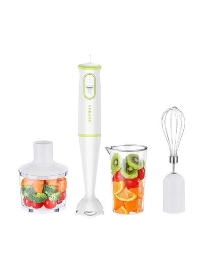 Sokany Hand Blender 4 In 1 Food Processor Grinder Egg Whisk Beaker Chopper - 300 Watt (SK-1718-4)