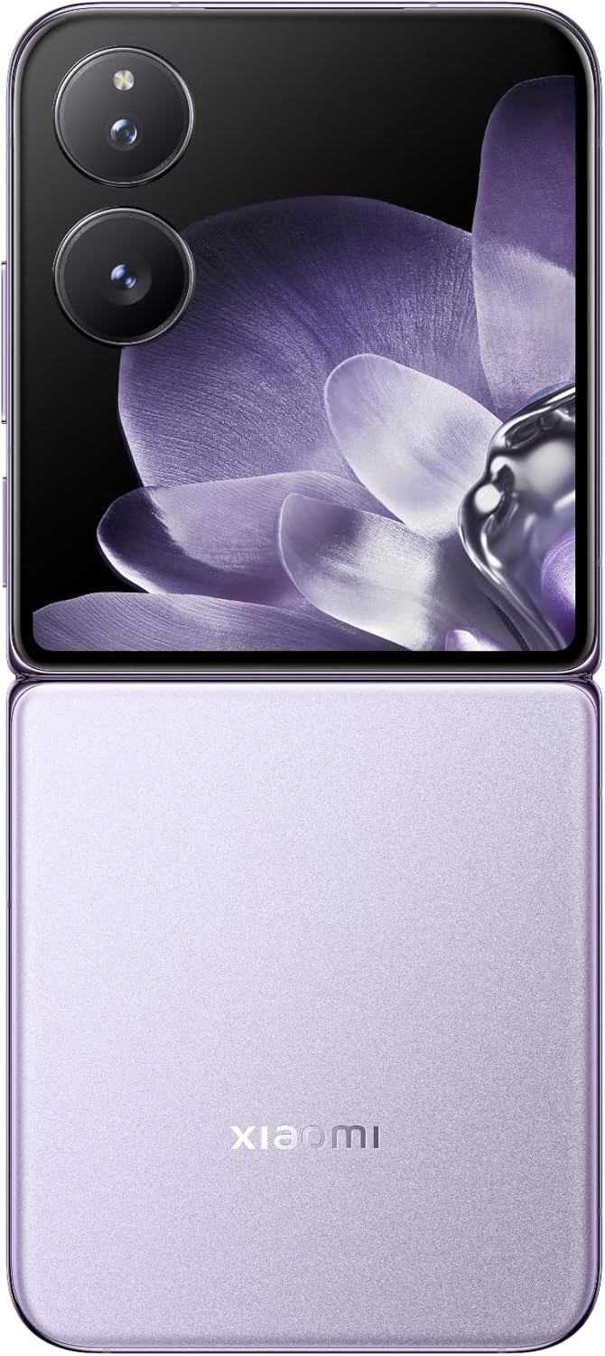 Xiaomi Mix Flip 5G Mobile,Purple (12GB RAM+512GB) |Snapdragon® 8 Gen 3| 6.86" + 4.01" 120Hz dual display| 4780mAh battery| Leica Dual Camera 50+50, 32MP Front camera| Free outdoor speaker + Hair Dryer