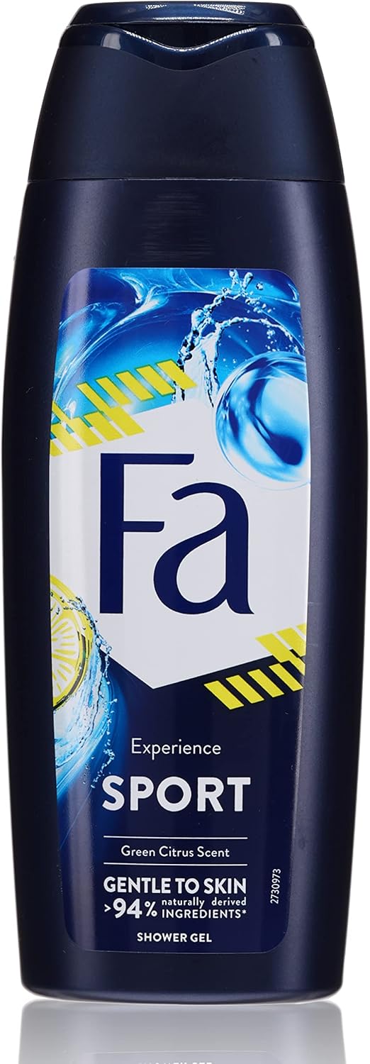 Fa Shower Gel Sport 250ml, Pack of 2, 1.0 count