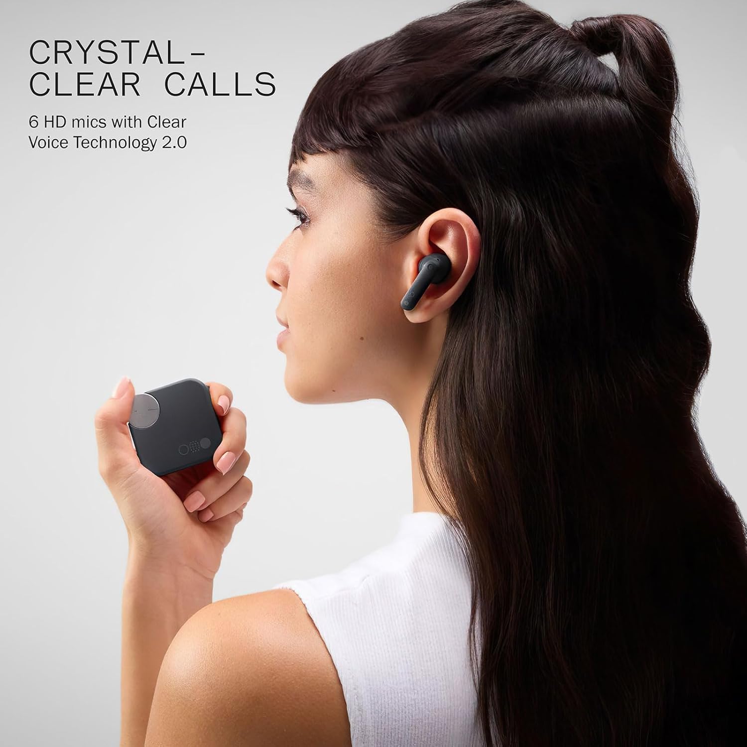 CMF BY NOTHING Buds Pro 2 Wireless Earbuds with ChatGPT Integration, Hi-RES Audio with LDAC 50 dB Hybrid noise cancelling earbuds, IP55 waterproof 43H play time 6 HD Mics headphones, Dark Grey