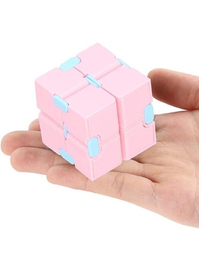 Infinity Cube Fidget Toy, Decompression Fingertip Toy, Portable Stress Relief Toy Fidget Toys Pack Magic Cube Fingertip Toy Puzzle Toy for Adults and Kids, Promote Logical Thinking