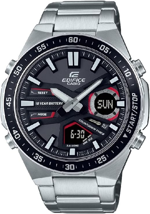 Edifice Men's Watch - EFV-C110D-1A3VDF Black Dial