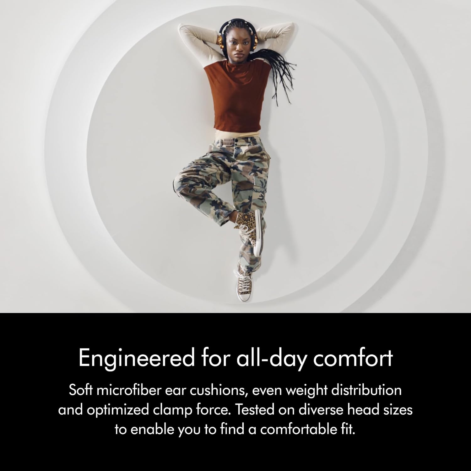 سماعات رأس لاسلكية Dyson OnTrac™ فوق الأذن - إلغاء الضوضاء النشط، عمر بطارية يصل إلى 55 ساعة (2)، قابلة للتخصيص، وضع الشفافية - نحاس CNC