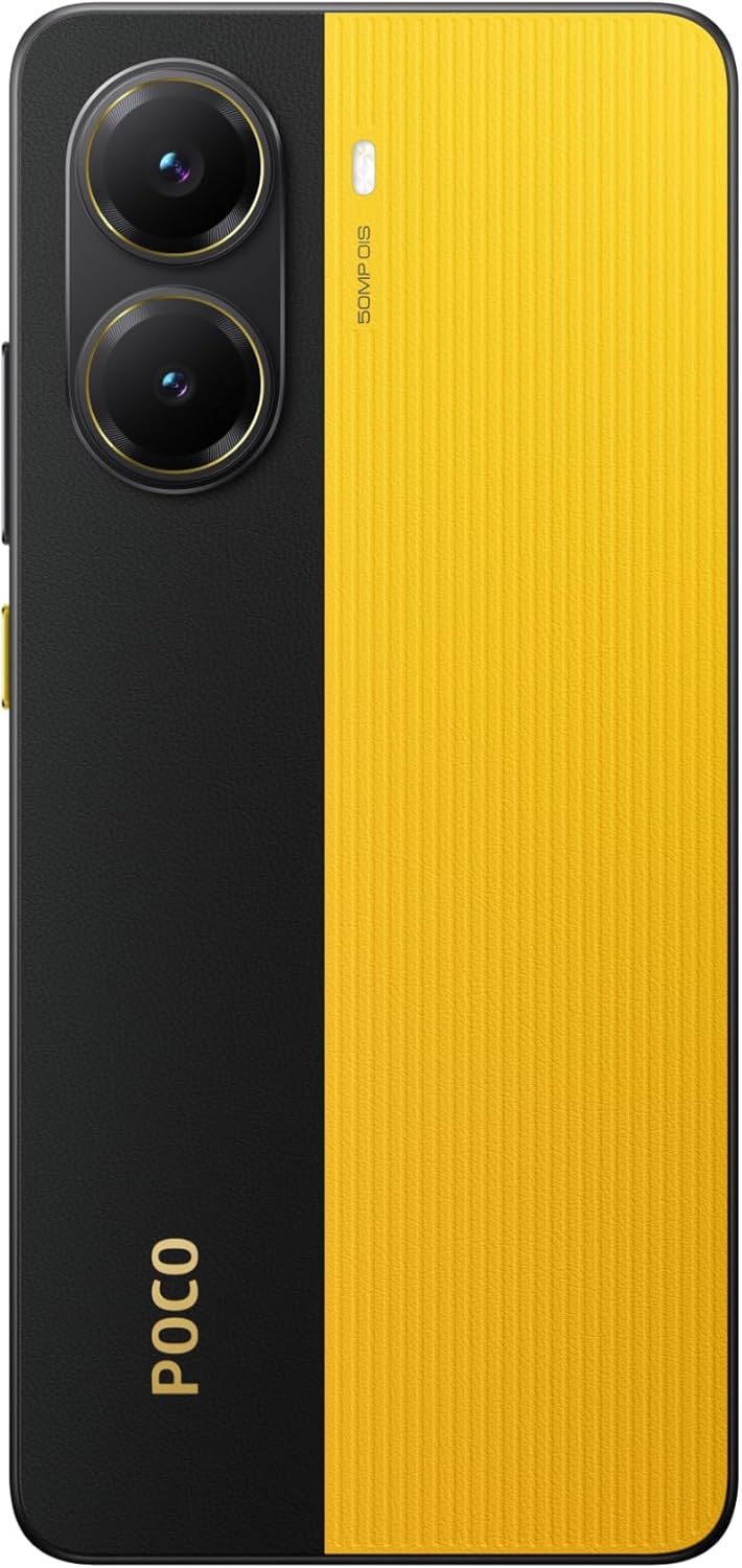 POCO X7 Pro Yellow 12GB RAM 512GB 5G Mobile | Mediatek Dimensity 8400-Ultra | 1.5K 120Hz AMOLED curved display | 50MP main camera with OIS | IP68 | 5110mAh battery with 90w Hypercharge