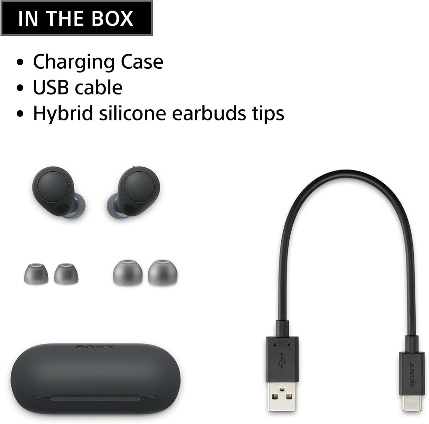 Sony WF-C700N Truly Wireless Noise Cancelling Earbuds, 15 hours battery life, Clearer hands-free calling, Multipoint Connection, IPX4 Water Resistance, White, UAE Model