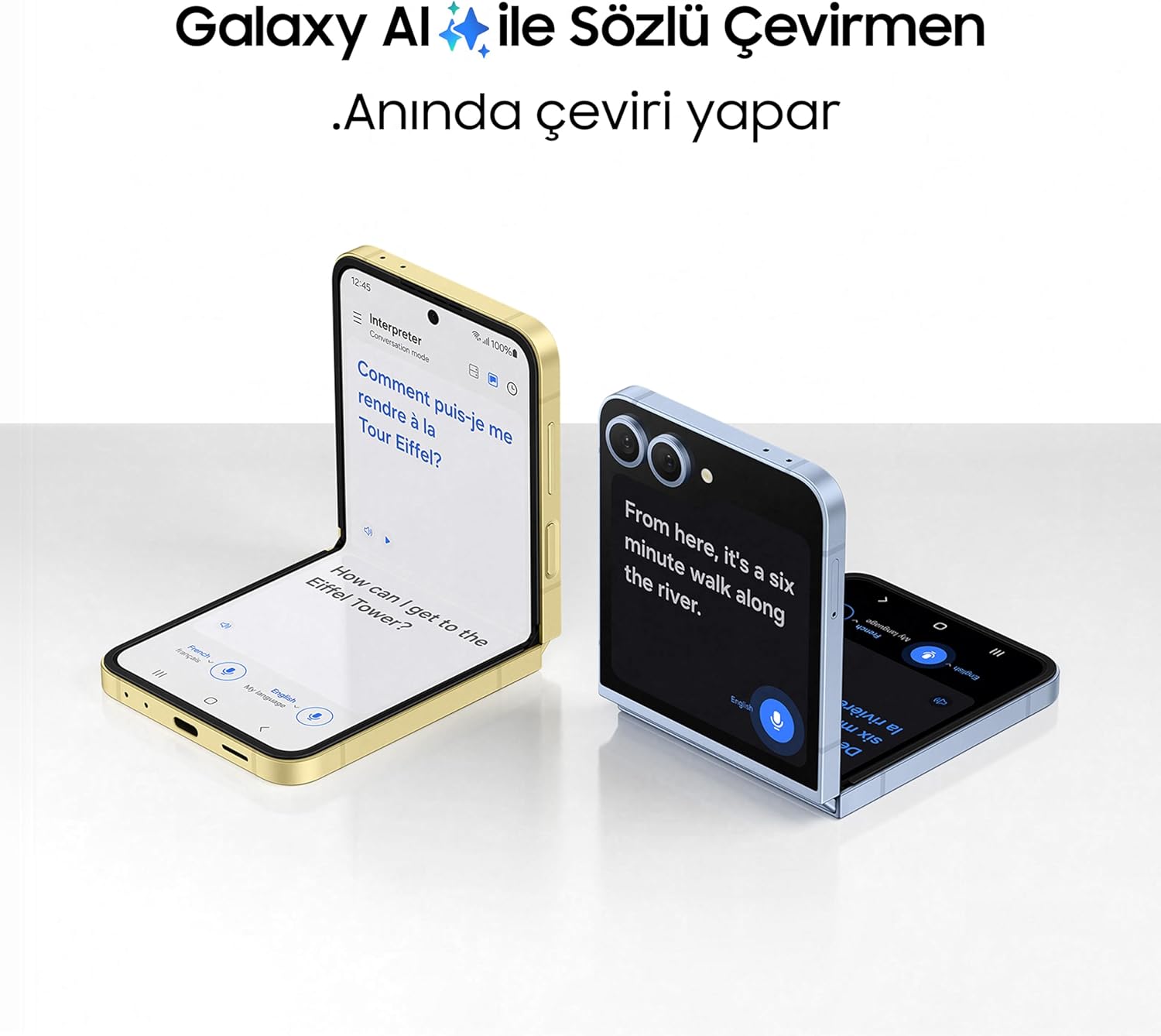 SAMSUNG Galaxy Z Flip6, 12GB RAM, 512GB Storage, Mint, 50MP Camera, 1 year Seller Warranty (International Version)