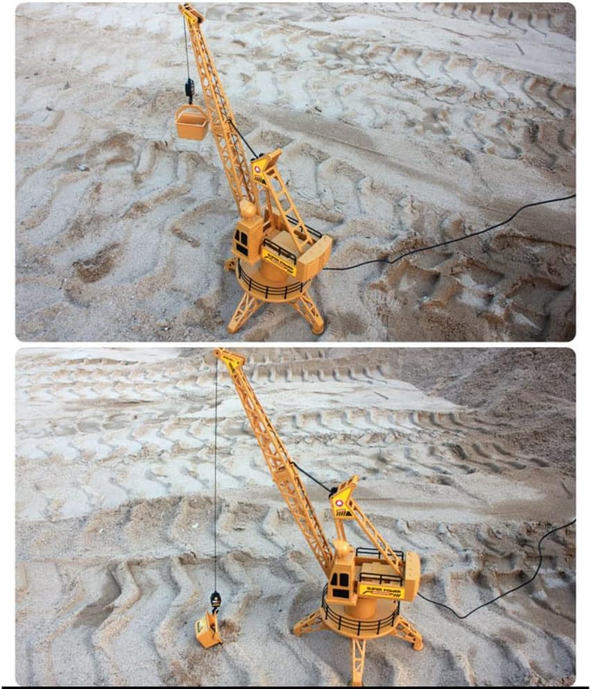 4CH Rc Remote Control Simulation Crane Construction Toys Rc Crane Tower Rc Truck Model Toys 180 Degree Rotate Birthday Xmas Gifts