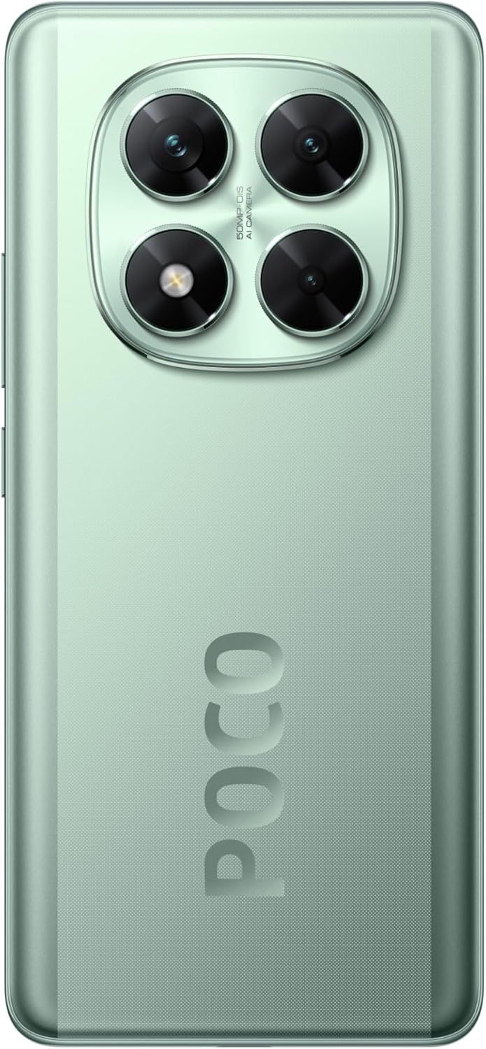 POCO X7 Green 12GB RAM 512GB 5G Mobile | Mediatek Dimensity 7300-Ultra | 1.5K 120Hz AMOLED curved display | 50MP main camera with OIS | IP68 & 5110mAh battery