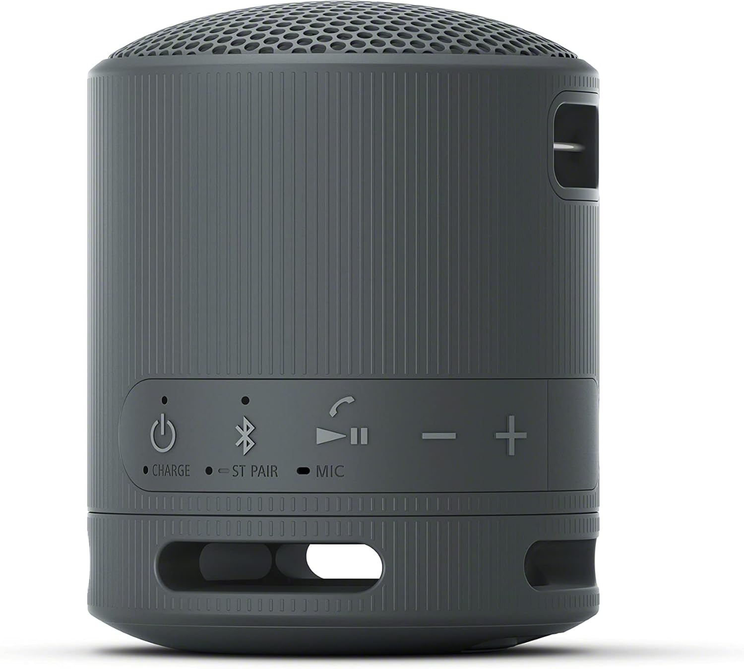 Sony SRS-XB100 Wireless Bluetooth Portable Lightweight Super-Compact Travel Speaker, Extra-Durable IP67 Waterproof & Dustproof, 16 Hour Battery, Versatile Strap, and Hands-Free Calling, Black New
