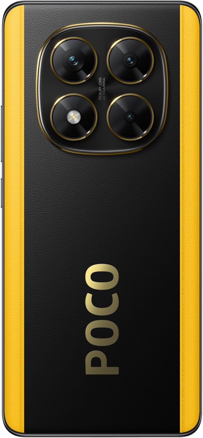 POCO X7 Black 12GB RAM 512GB 5G Mobile | Mediatek Dimensity 7300-Ultra | 1.5K 120Hz AMOLED curved display | 50MP main camera with OIS | IP68 & 5110mAh battery