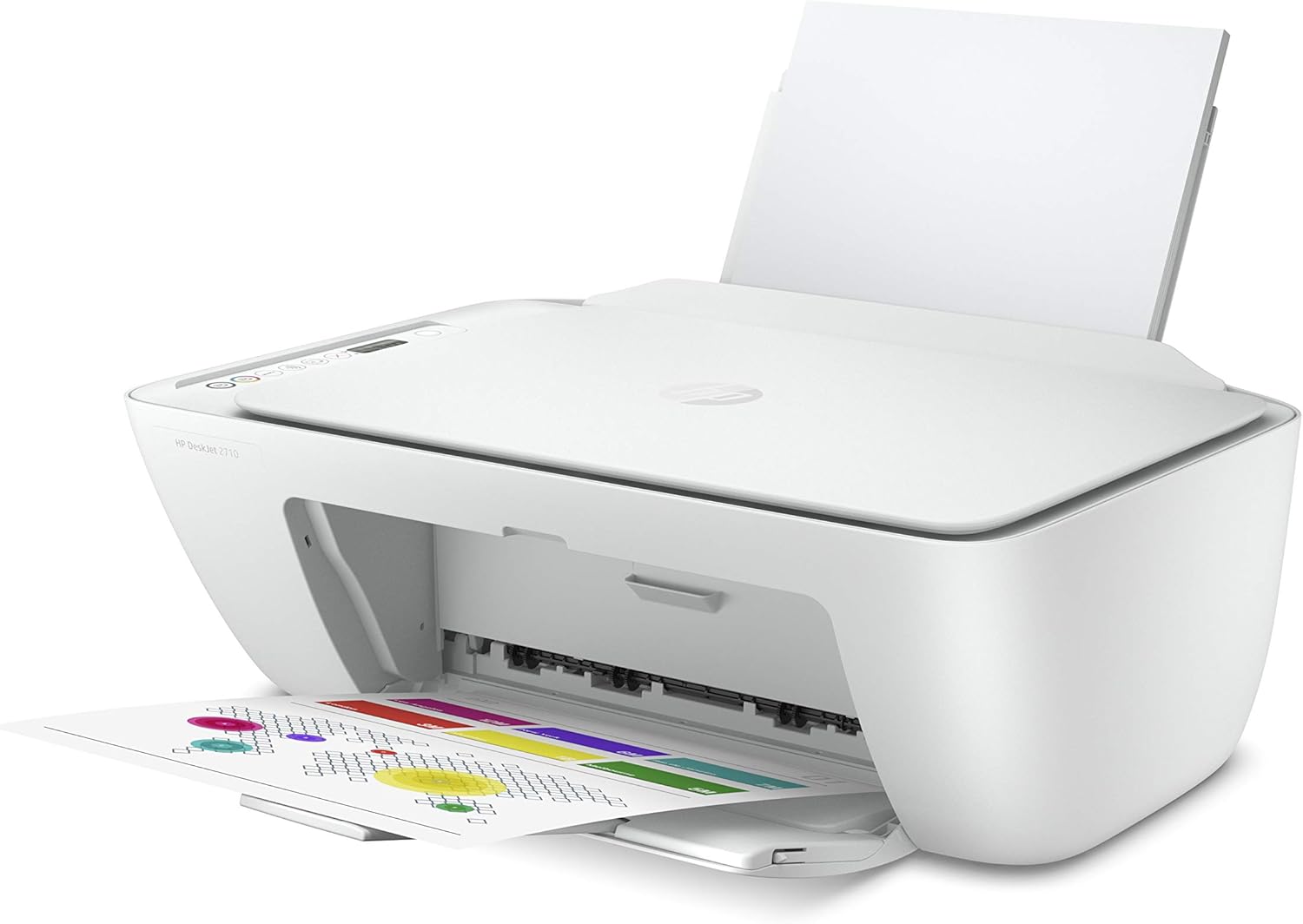 طابعة Deskjet 2710 لاسلكية، طباعة، نسخ، مسح ضوئي [5Ar83B] بيضاء