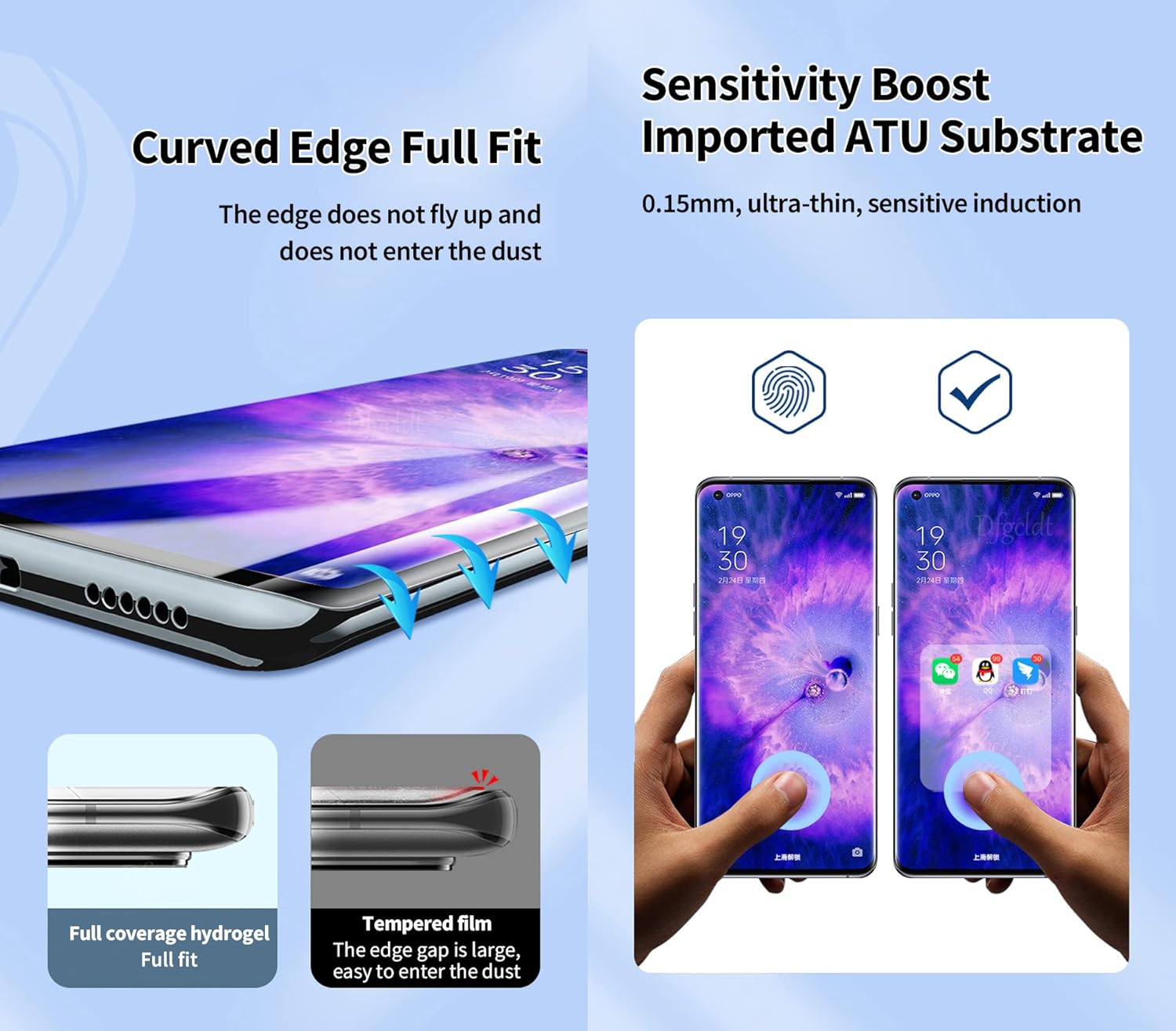 PROTECT S24 HydroGel Screen Protector, Anti Scratch, Clear, HGSPS24