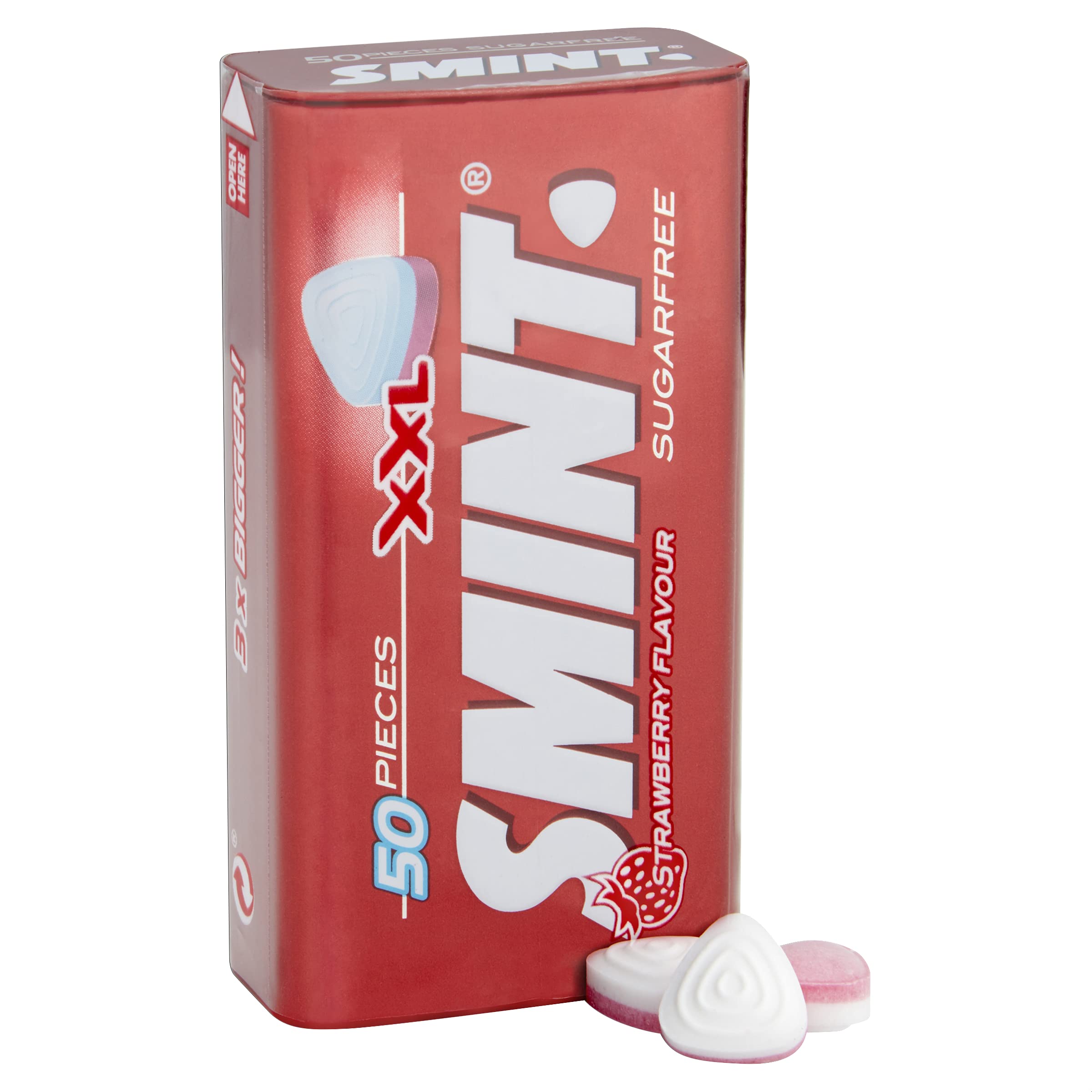 Smint Sugar Free Xl Mint Strawberry 50'S