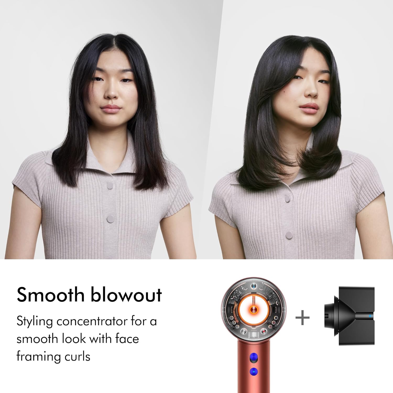 Dyson Supersonic Nural HD16 Hair Dryer | Quick, Intelligent Drying (Strawberry Bronze/Blush Pink) - International Version