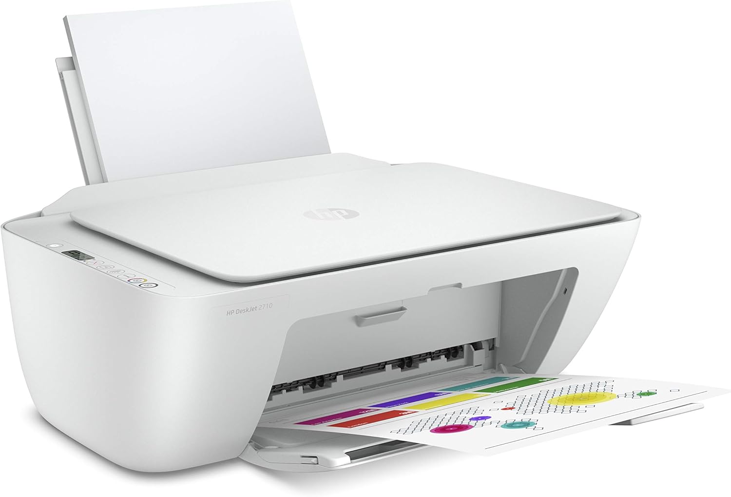 طابعة Deskjet 2710 لاسلكية، طباعة، نسخ، مسح ضوئي [5Ar83B] بيضاء