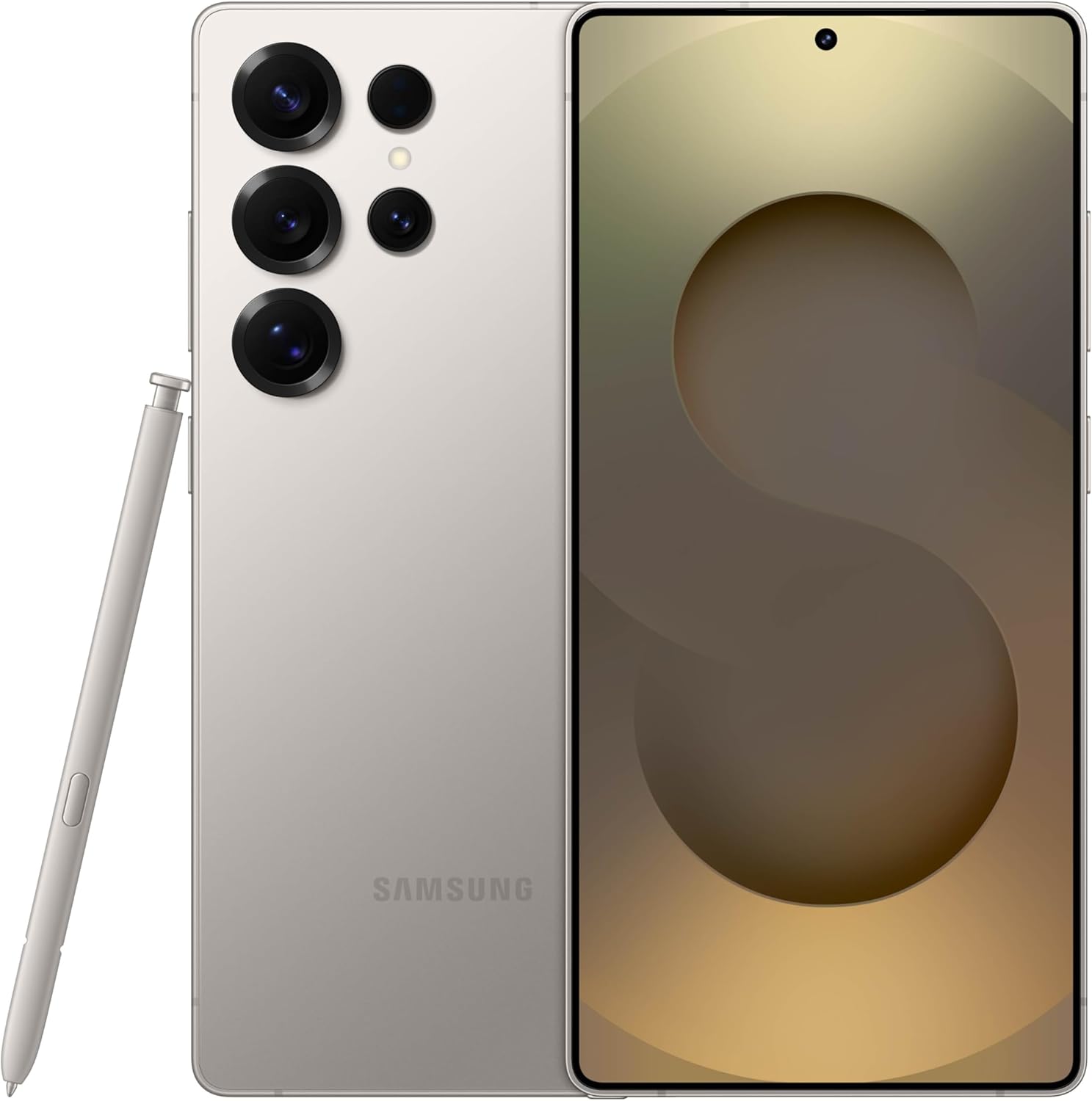 Samsung Galaxy S25 Ultra AI Phone, 256GB Storage, 12GB RAM, Titanium Gray, Android Smartphone, 200MP Camera, S Pen, Long Battery Life (International Version)